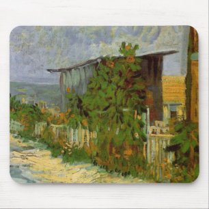 Montmartre-pad en zonnebloemen door Vincent van Go Muismat
