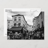 Montmartre, Parijs Briefkaart (Voorkant / Achterkant)