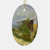 Montmartre Path en zonnebloemen door Vincent van G Keramisch Ornament (Links)