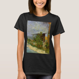 Montmartre Path en zonnebloemen door Vincent van G T-shirt