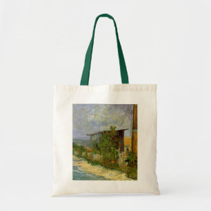 Montmartre Path en zonnebloemen door Vincent van G Tote Bag