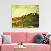 Montmartre: Quarry, de Mills van Vincent van Gogh Canvas Afdruk (Insitu (Woonkamer))