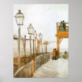 Montmartre van Vincent van Gogh,  Kunst Poster (Voorkant)