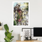 Montmartre XV Poster (Thuiskantoor)