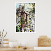 Montmartre XV Poster (Keuken)