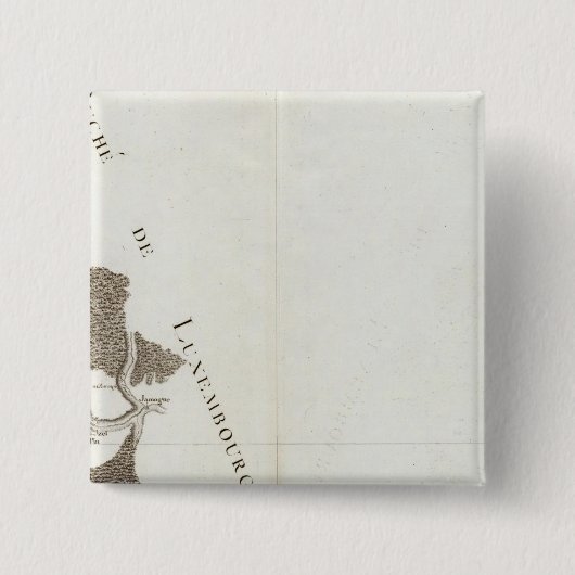 Montmedy, Longwy, Bouillon Vierkante Button 5,1 Cm (Voorkant)