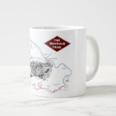 Montour Carte du sentier Mug (Devant droit)