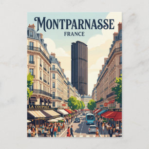 Montparnasse Frankrijk Briefkaart