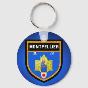 Montpellier Flag Sleutelhanger