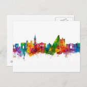 Montpellier France Skyline Briefkaart (Voorkant / Achterkant)