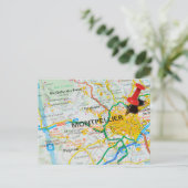 Montpellier, Frankrijk Briefkaart (Staand voorkant)