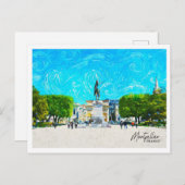 Montpellier Frankrijk Mooi olieverflandschap Briefkaart (Voorkant / Achterkant)