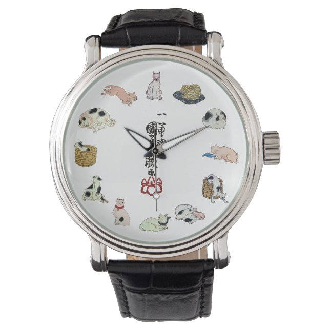 Montre 其 の ま ま 地 口 猫 , , , Kuniyoshi, Ukiyo-e (devant)