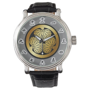 Montre 徳 川 紋, Tokugawa KAMON, 家 Famille Japonaise
