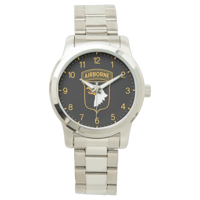 Montre 101st Airborne Division Stainless Steel (devant)