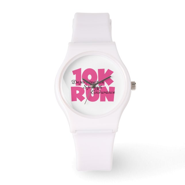 Montre 10K Run Sport Rose (Recto)