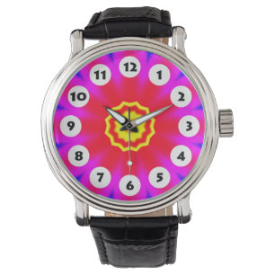 Montre 12 Spots - Colorful Mandala 08