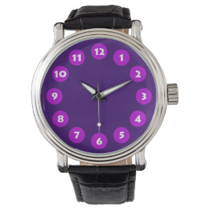 Montre 12 Spots - Tons de pourpre