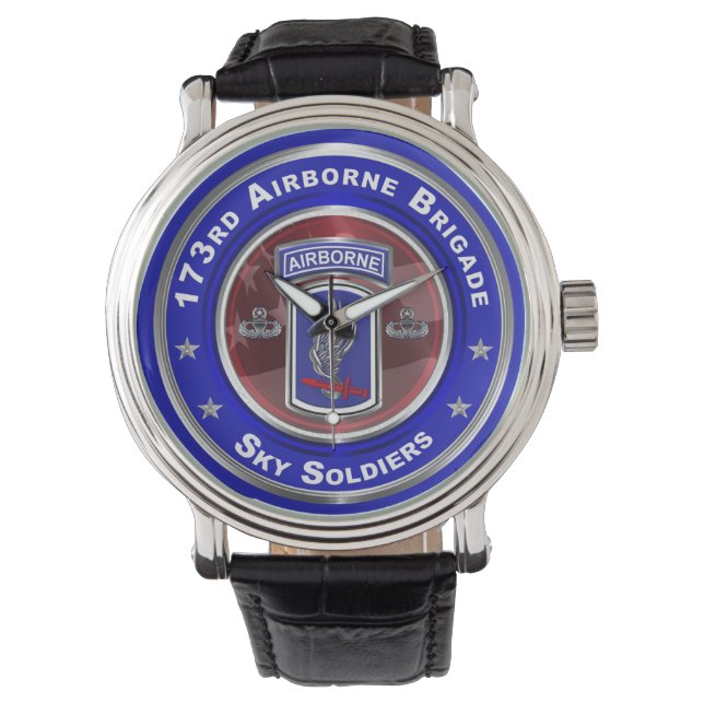Montre 173e brigade aéroportée SOLDATS SKY (devant)