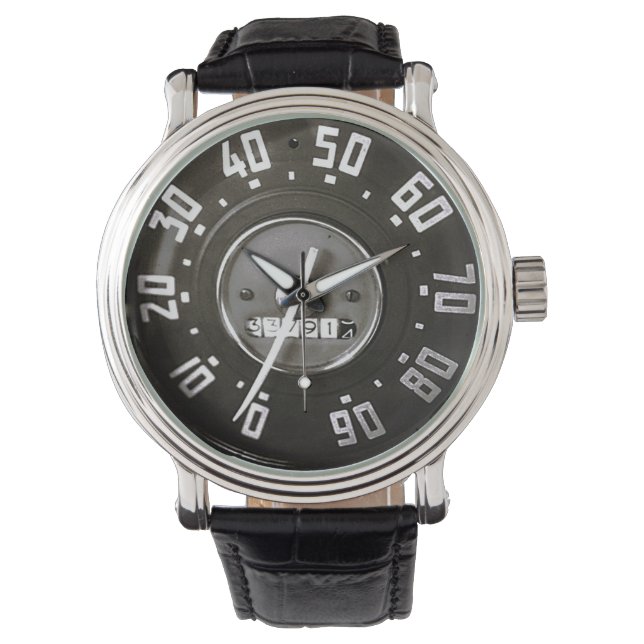 Montre 1952 Classic Pickup Truck Speedometer (Monochrome) (devant)