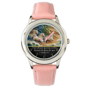 Montre 1 Pierre 5:7 cascades dans la vallée