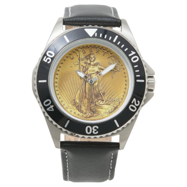 Montre $20 Double Eagle Replica Coin (devant)