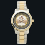 Montre 20e anniversaire du Mariage photo Keepsaké<br><div class="desc">Le vingtième anniversaire de la Mariage est un jalon dans toute relation qui mérite d'être célébrée et quelle meilleure façon qu'avec un souvenir avec les mots "20ème anniversaire de la Mariage" dans le rond et l'espace au centre pour vous de personnaliser avec votre photo, les noms et les dates de...</div>