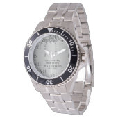 Montre 25e anniversaire Mariage Moderne Elégant Cinquanti (Incliné)