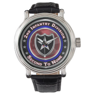 Montre 2e division d'infanterie " Seconde à aucune "