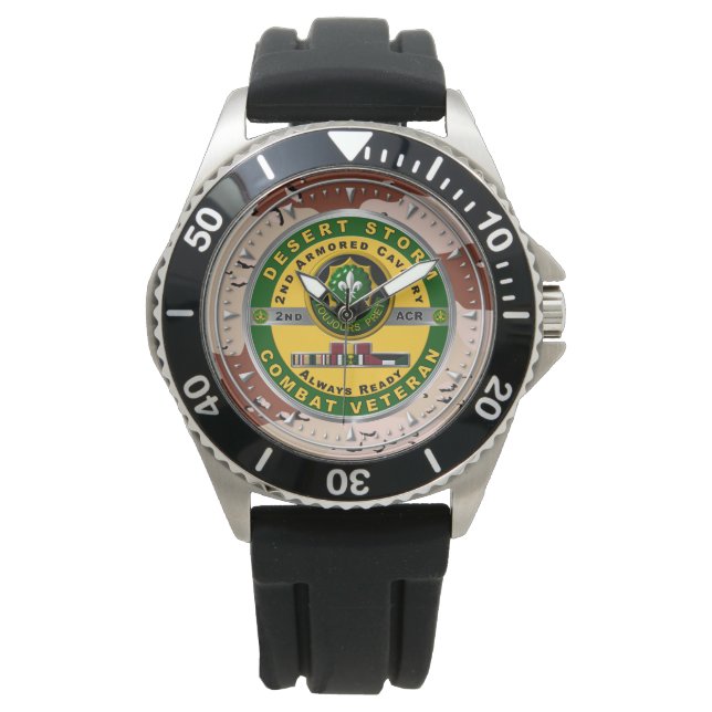 Montre 2e régiment de cavalerie blindée Tempête du désert (devant)
