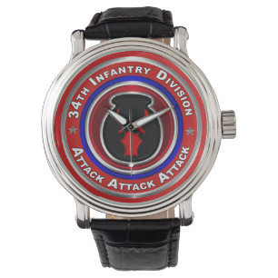 Montre 34e division d'infanterie Keepsar