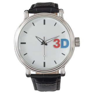 Montre 3D O'Clock 2-RdBl.
