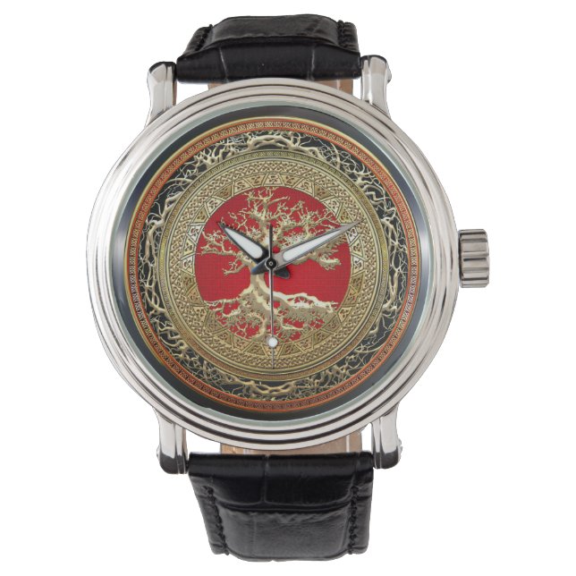 Montre [400] Treasure Trove : Celtic Tree of Life [Or] (devant)