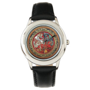 Montre [400] Trésors celtiques - trois chiens sur l'or