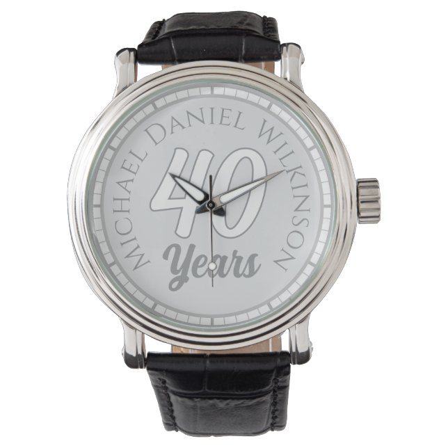 Montre 40e Anniversaire (devant)