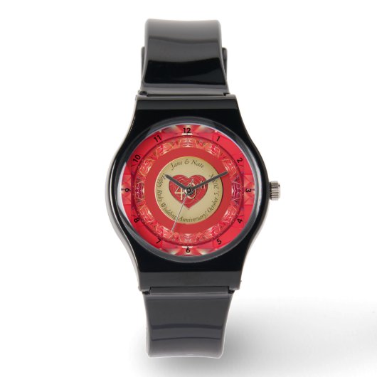 Montre 40e anniversaire de rubis (Recto)