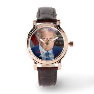 Montre 45ème et 47ème président des États-Unis Donald Tru