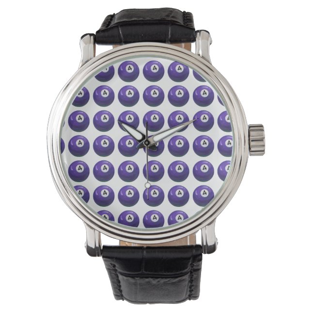Montre 4 Motif de ballons de billard (devant)