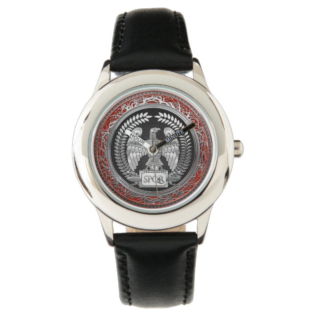 Montre [500] Aigle impérial romain argenté (devant)