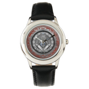 Montre [500] Master Mason - Carré et Compas Argent