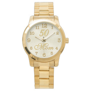 Montre 50e anniversaire de maman Idées cadeaux 50e annive