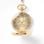 Montre 50e anniversaire de Mariage Moderne Elégant Cinqua (Recto)