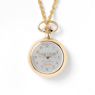 Montre 50e Anniversaire Mariage d'or