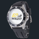 Montre 60e anniversaire cadeau - Motivational Funny moder<br><div class="desc">60e anniversaire homme montre avec une citation drôle et motivationnelle 60 Alors quoi. Cette montre moderne et élégante est une excellente idée cadeau pour une personne célébrant le soixantième anniversaire. Un texte motivant et drôle 60 Donc ce qui est génial pour une personne avec un sens de l'humour. Cadeau d'anniversaire...</div>