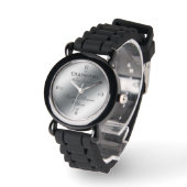 Montre 60e anniversaire Mariage Custom Watch Diamond (Angle)