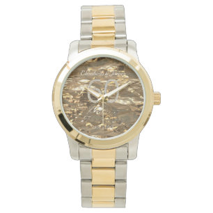 Montre 60e anniversaire Mariage Mariage diamant Gold Chic