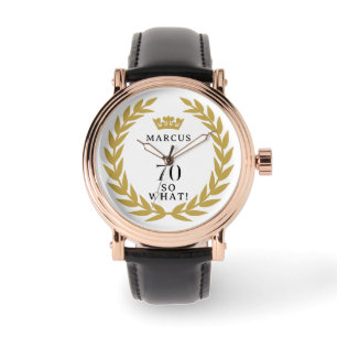 Montre 70 Alors, quel drôle Laurel Wreath Crown 70e anniv