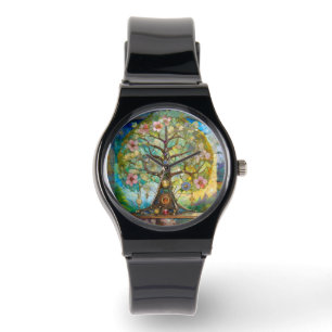 Montre 7 Chakra Fleurissant Arbre De Vie
