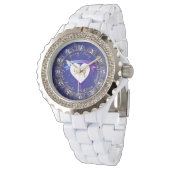 Montre 9e anniversaire du Mariage Lapis Lazuli Image Watc (Incliné)