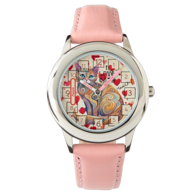 Montre A Cute Cat eWatch Watch for Kids (devant)